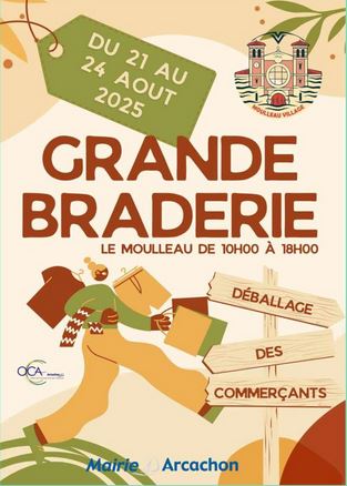 Braderie d'été des commerçants du Moulleau