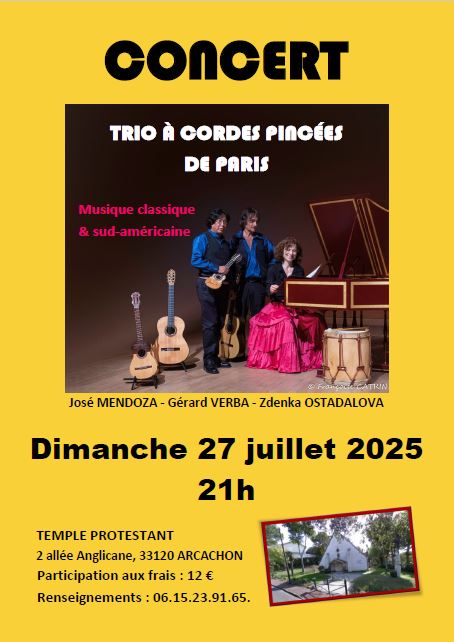 Concert : trio à cordes pincées de Paris