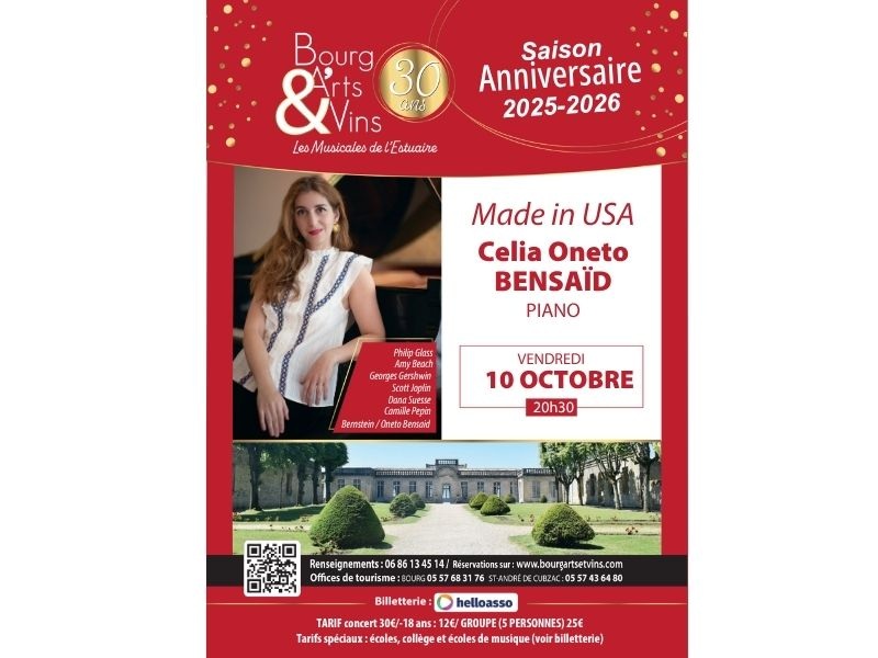 Saison anniversaire 30 ans Bourg Arts et Vins  ...