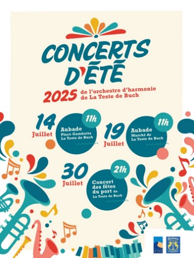 Concerts d’été 2025 de l’Orchestre d’Harmonie  ...