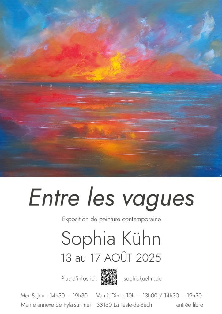" entre les vagues " exposition de Sophia Kühn
