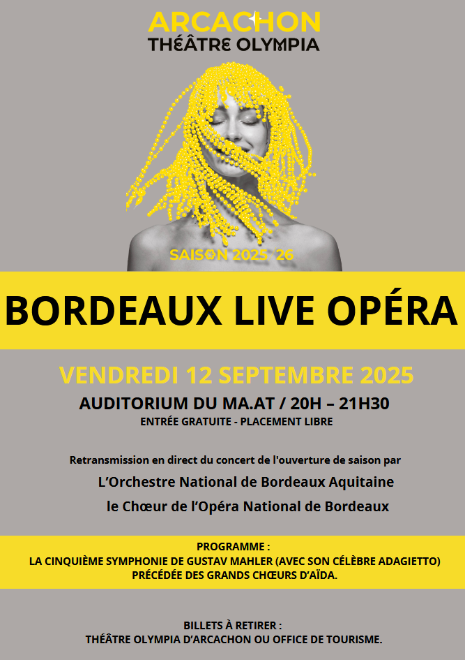 Bordeaux Live Opera : retransmission du concer ...
