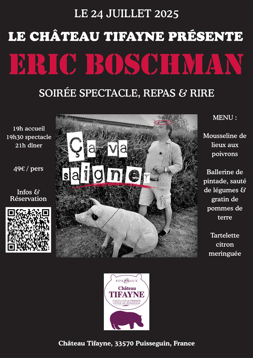 Soirée Château Tifayne & Eric Boschman
