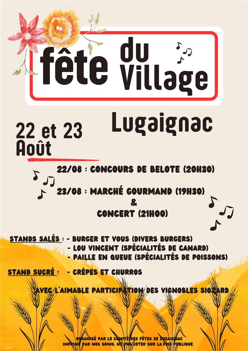 Fête du village de Lugaignac