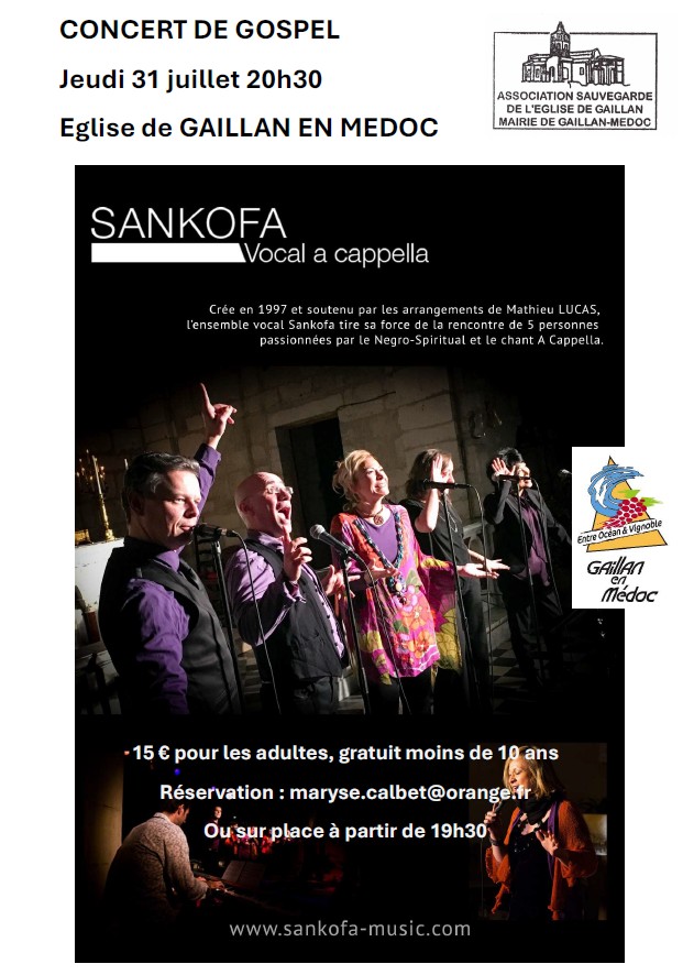 Concert estival du groupe Sankofa