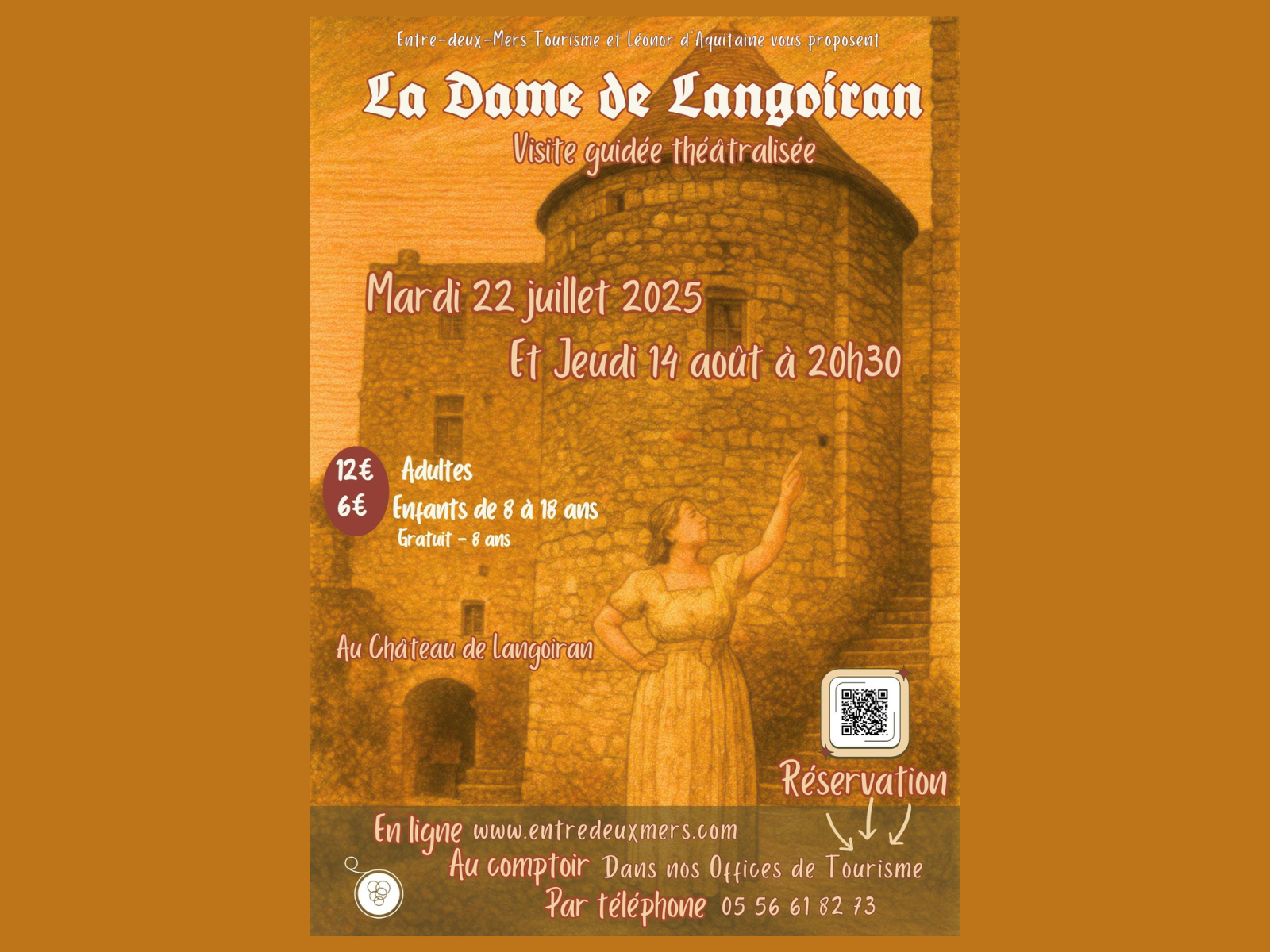 Visite théâtralisée : La Dame de Langoiran