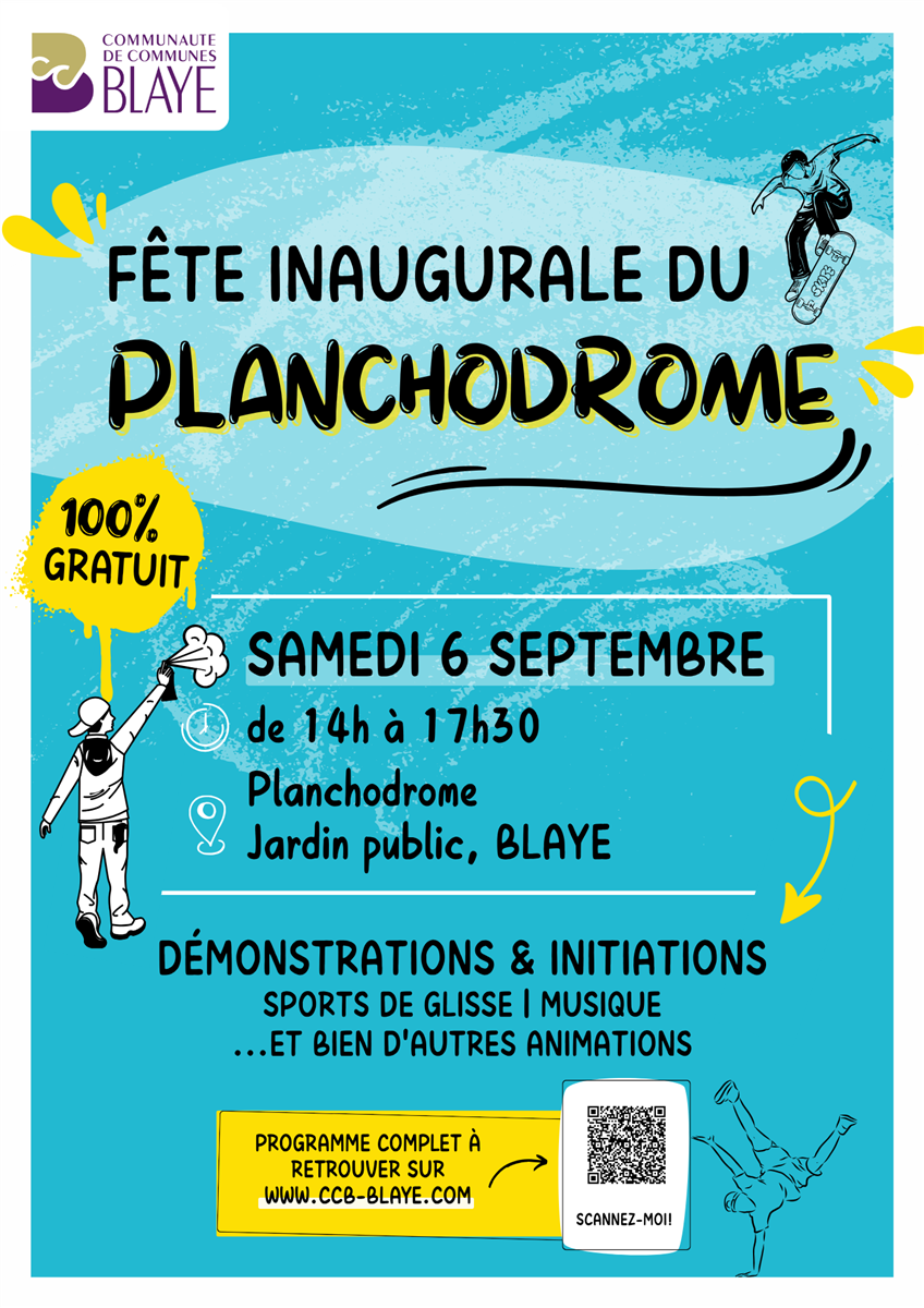 Fête inaugurale du Planchodrome