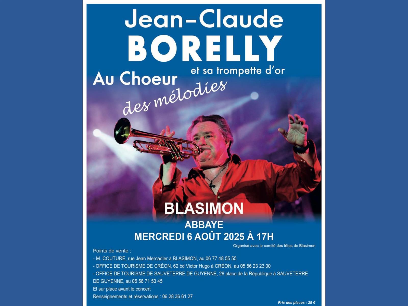 Concert de Jean-Claude Borelly et sa trompette ...
