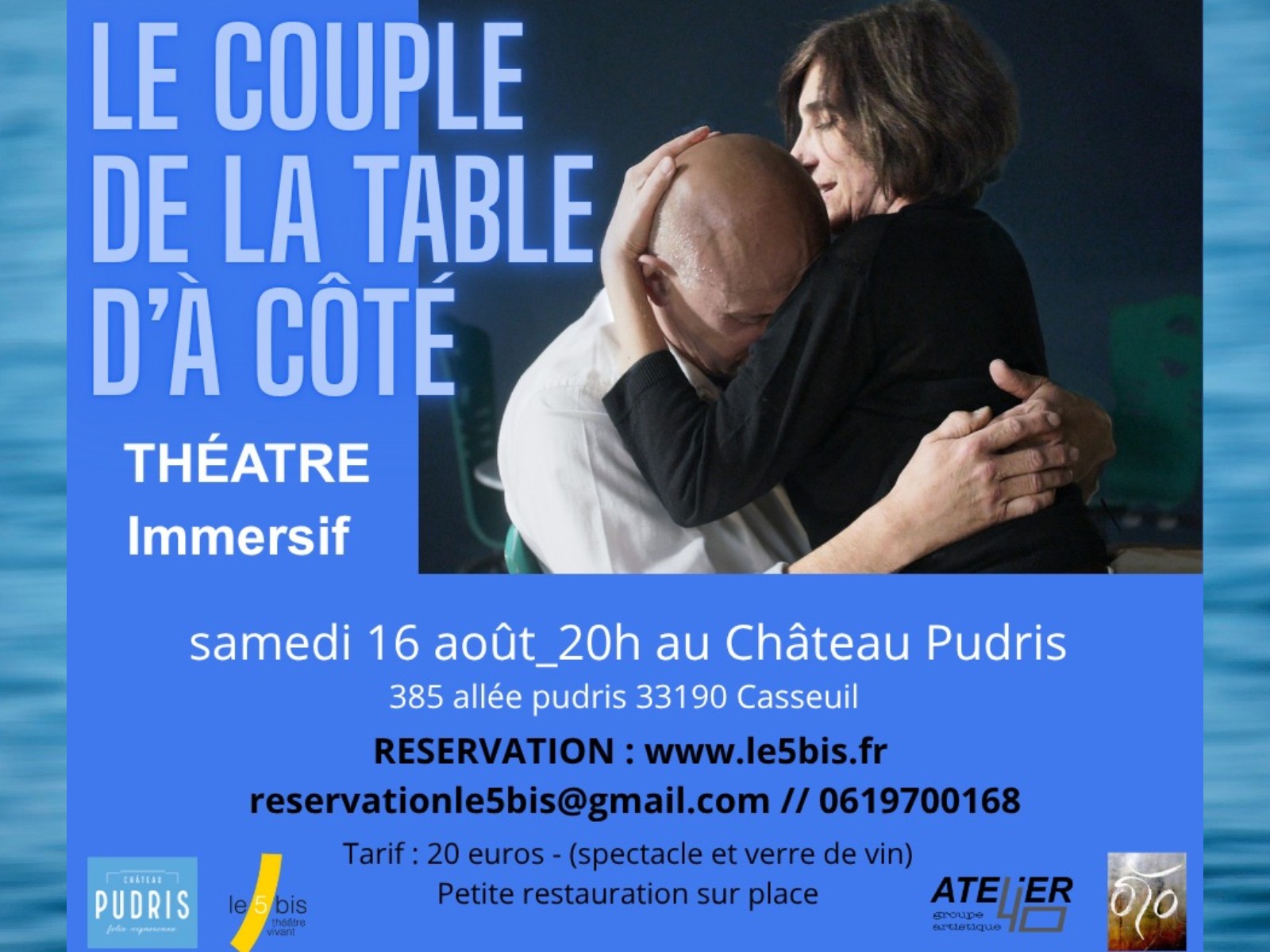 Théâtre immersif : Le couple de la table d'à côté