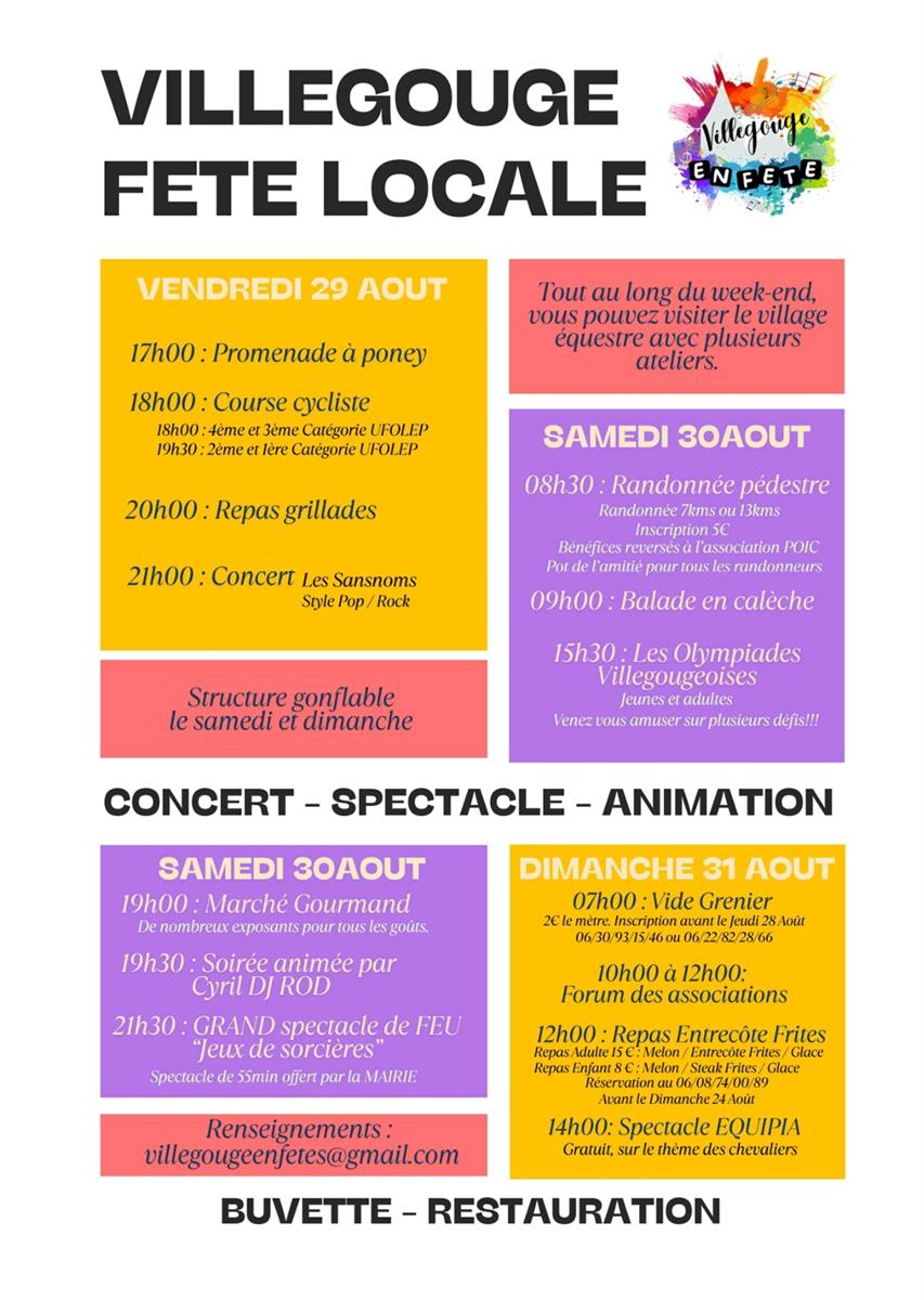 Fête locale de Villegouge