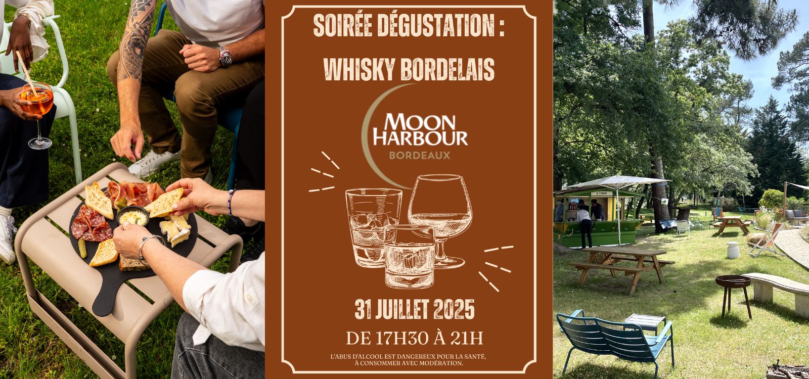 Soirée Moon Harbour : Dégustation whisky Bordelais