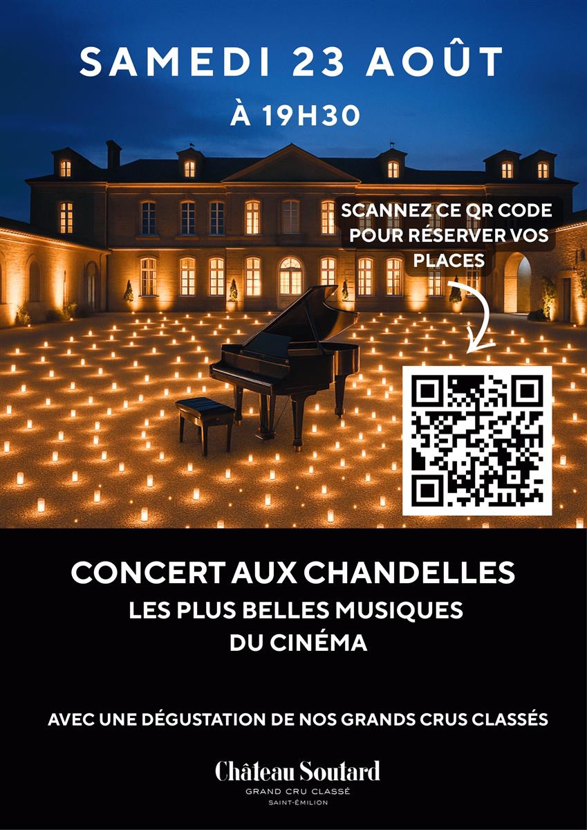 Concert aux Chandelles au Château Soutard