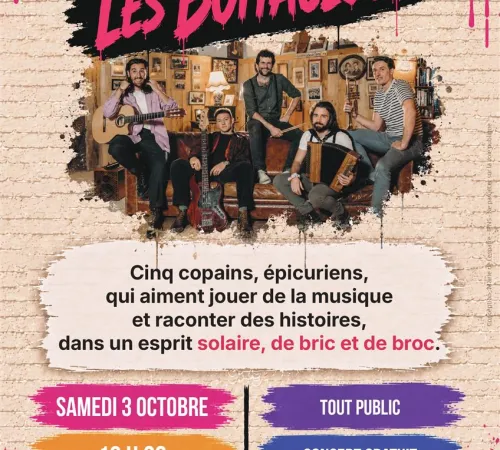 Concert & Tapas avec "Les Boîtaclous"