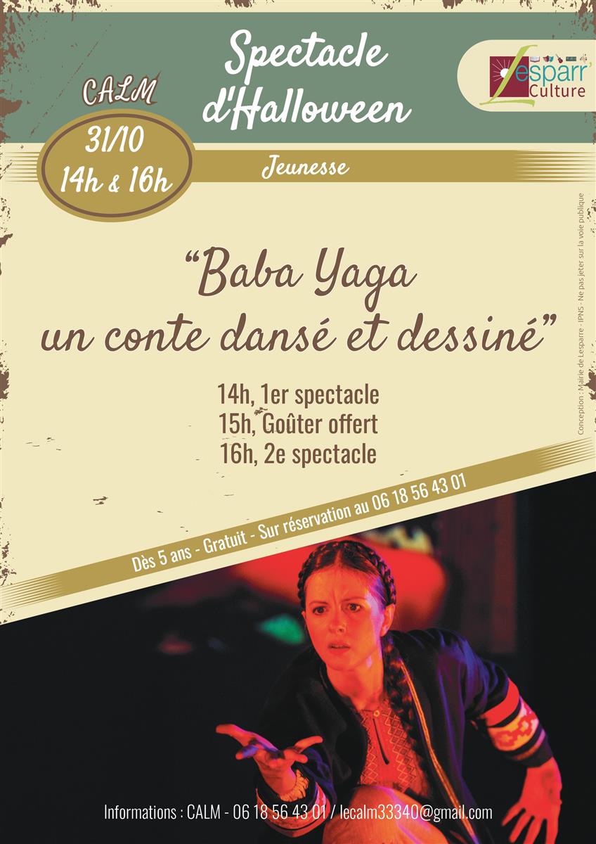 Spectacle d'Halloween au CALM