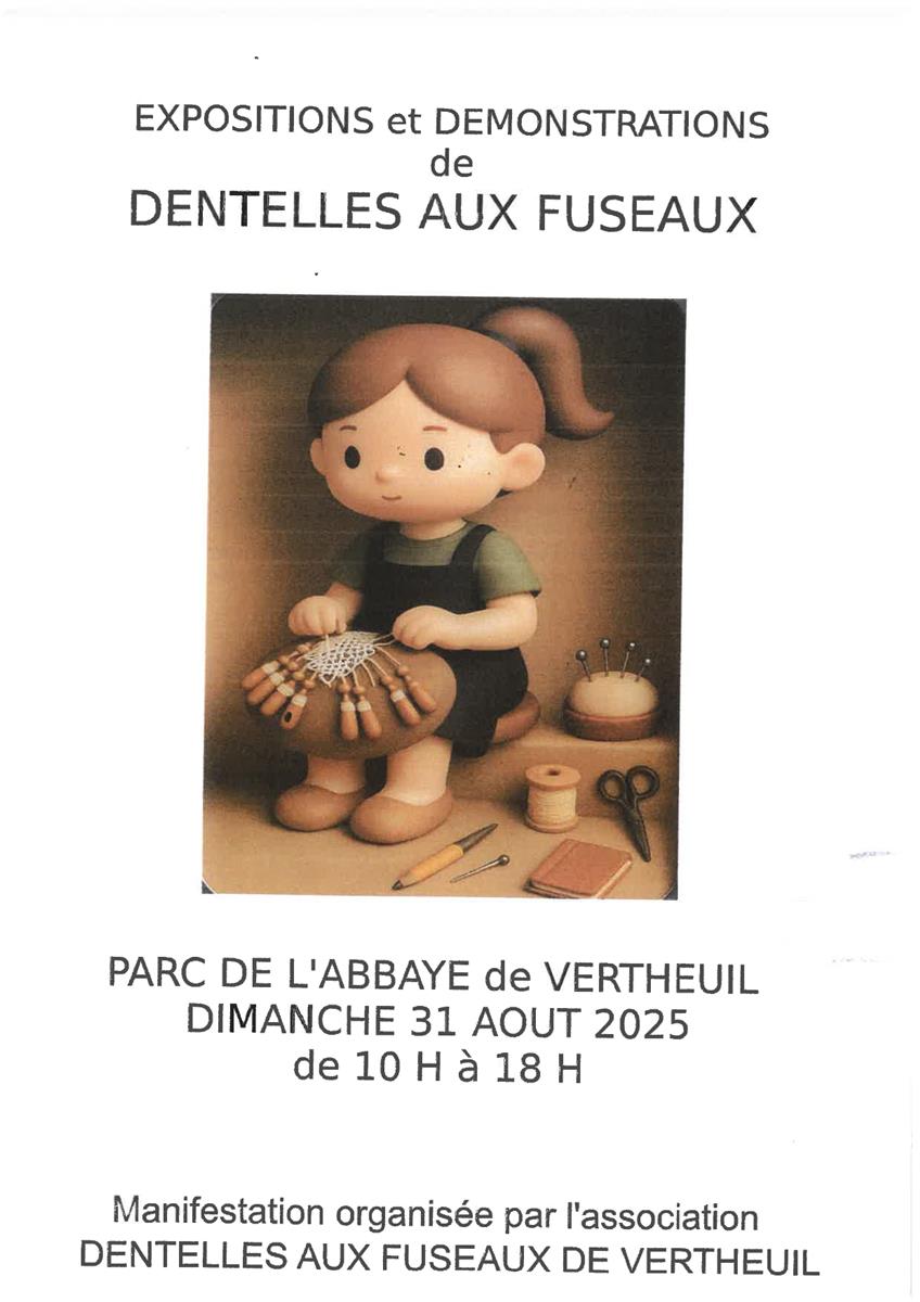 Démonstration et exposition de dentelles aux f ...