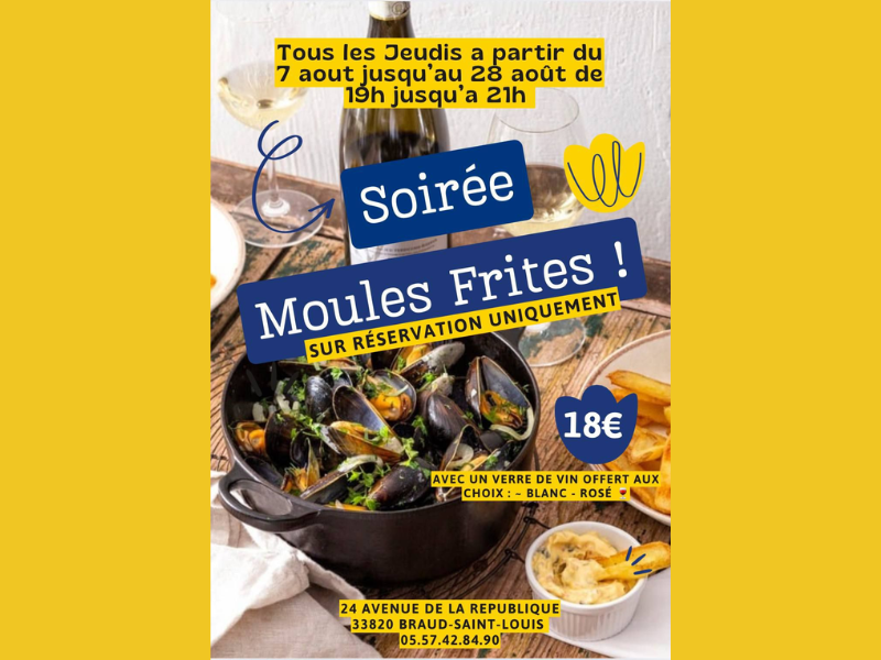 Soirée moules frites