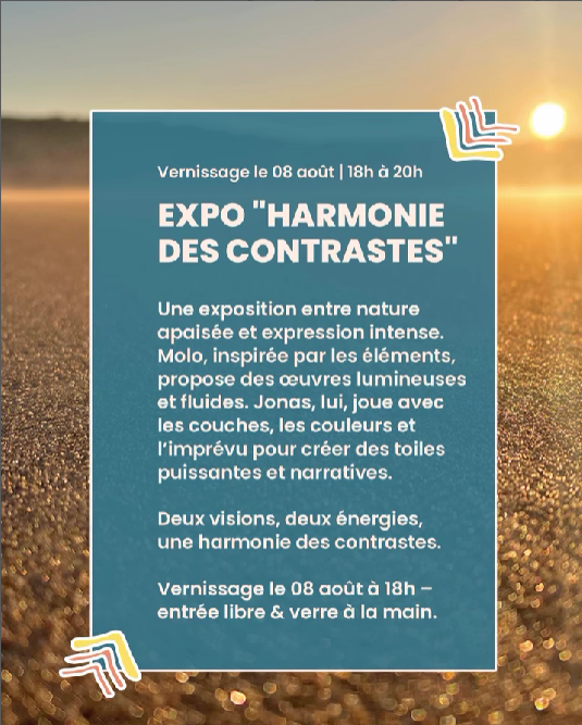 Vernissage harmonie des Contrastes : Entre Nat ...