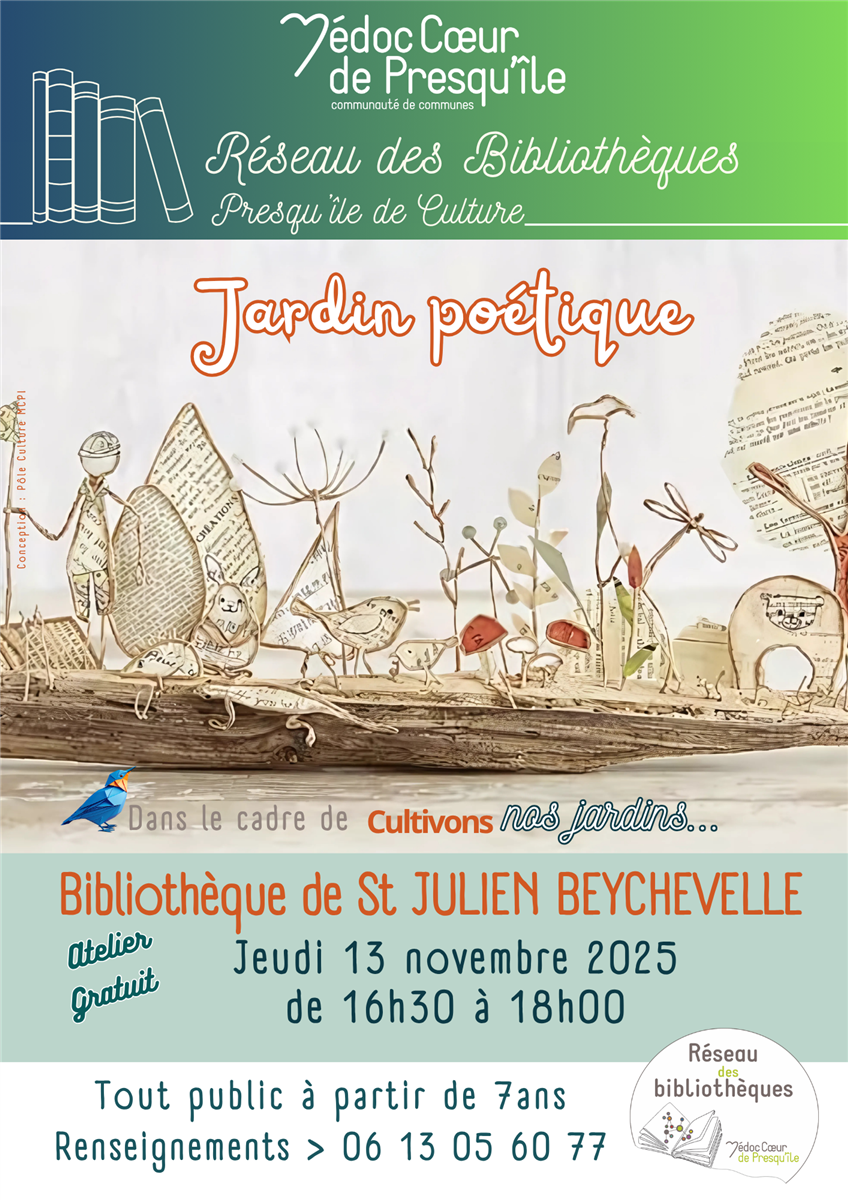 Atelier jardin poétique