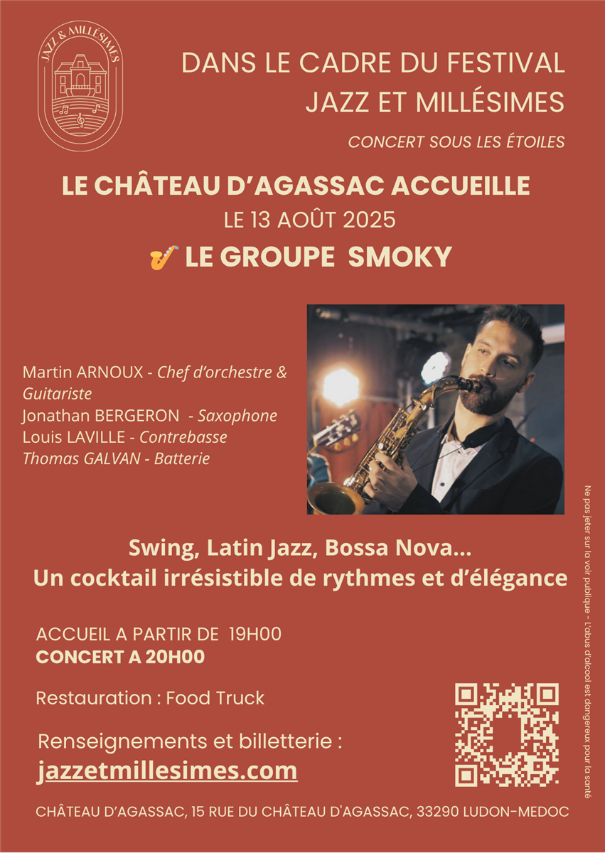 Jazz et millésimes au Château d'Agassac