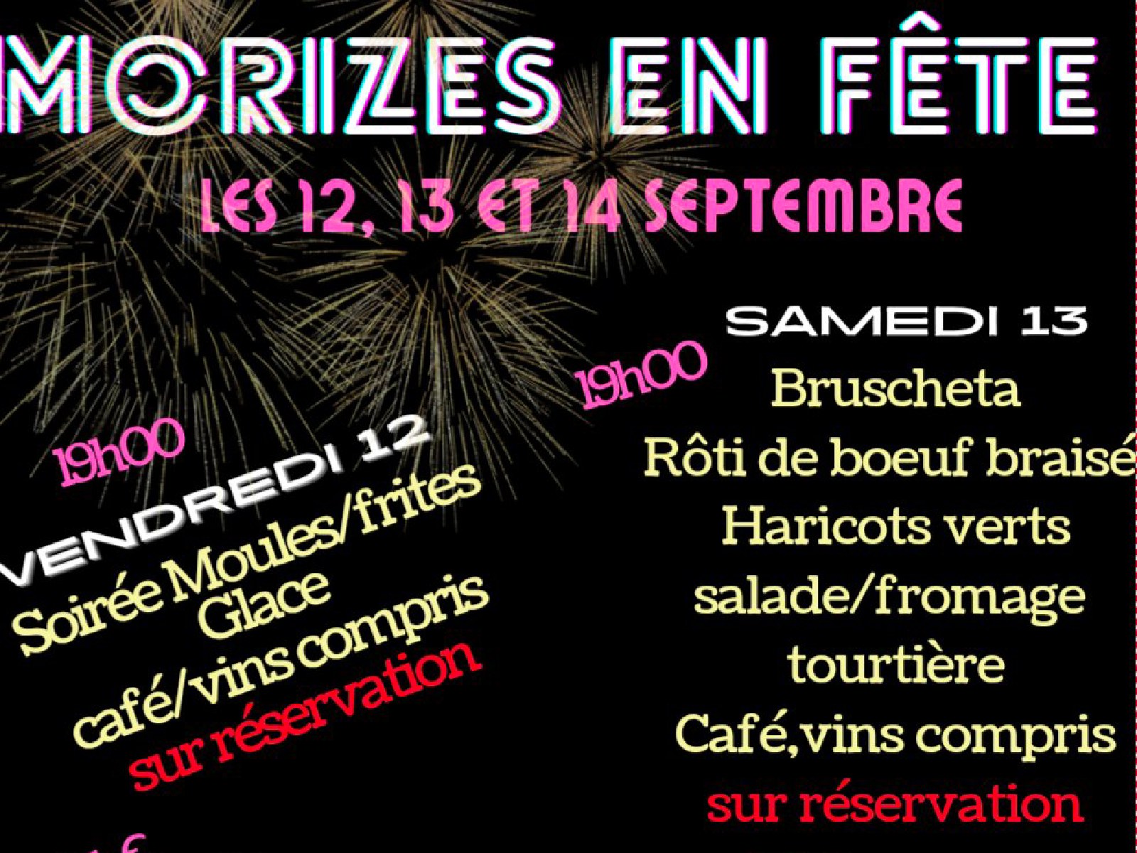 Morizes en fête