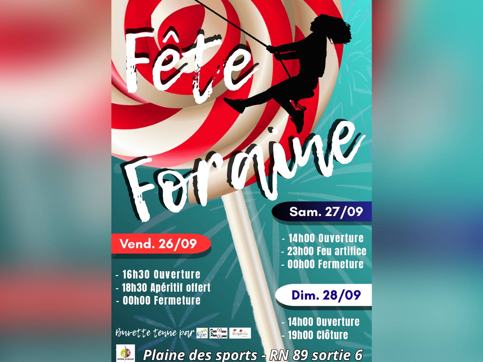 fête foraine de Beychac-et-Caillau