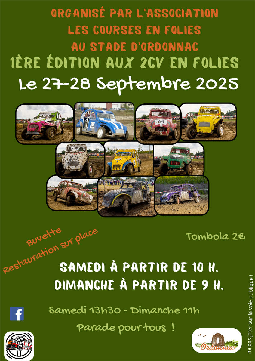 Les 2CV en folies, 1ère édition
