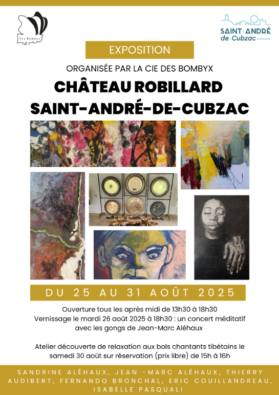 Exposition de peinture au Château Robillard