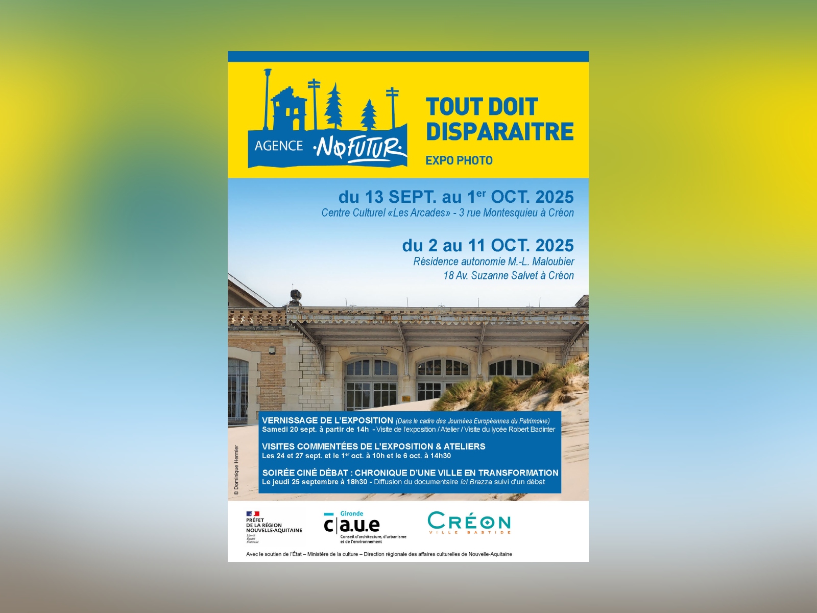 Exposition « Tout doit disparaître » avec l’ag ...