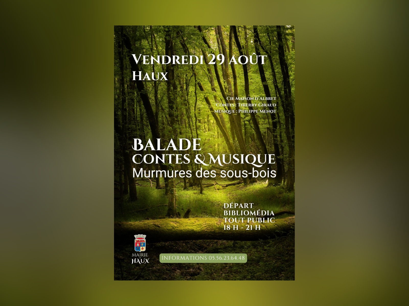 « Murmures des sous-bois » : Balade, contes &  ...