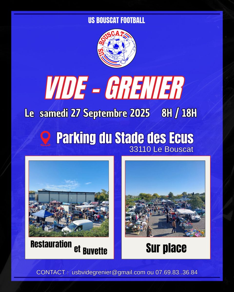Vide Greniers US.BOUSCAT Football