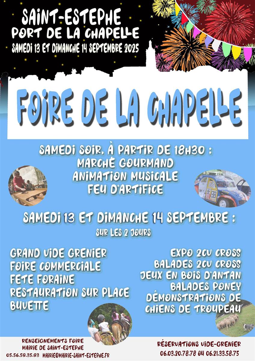 Foire de la Chapelle de Saint-Estèphe