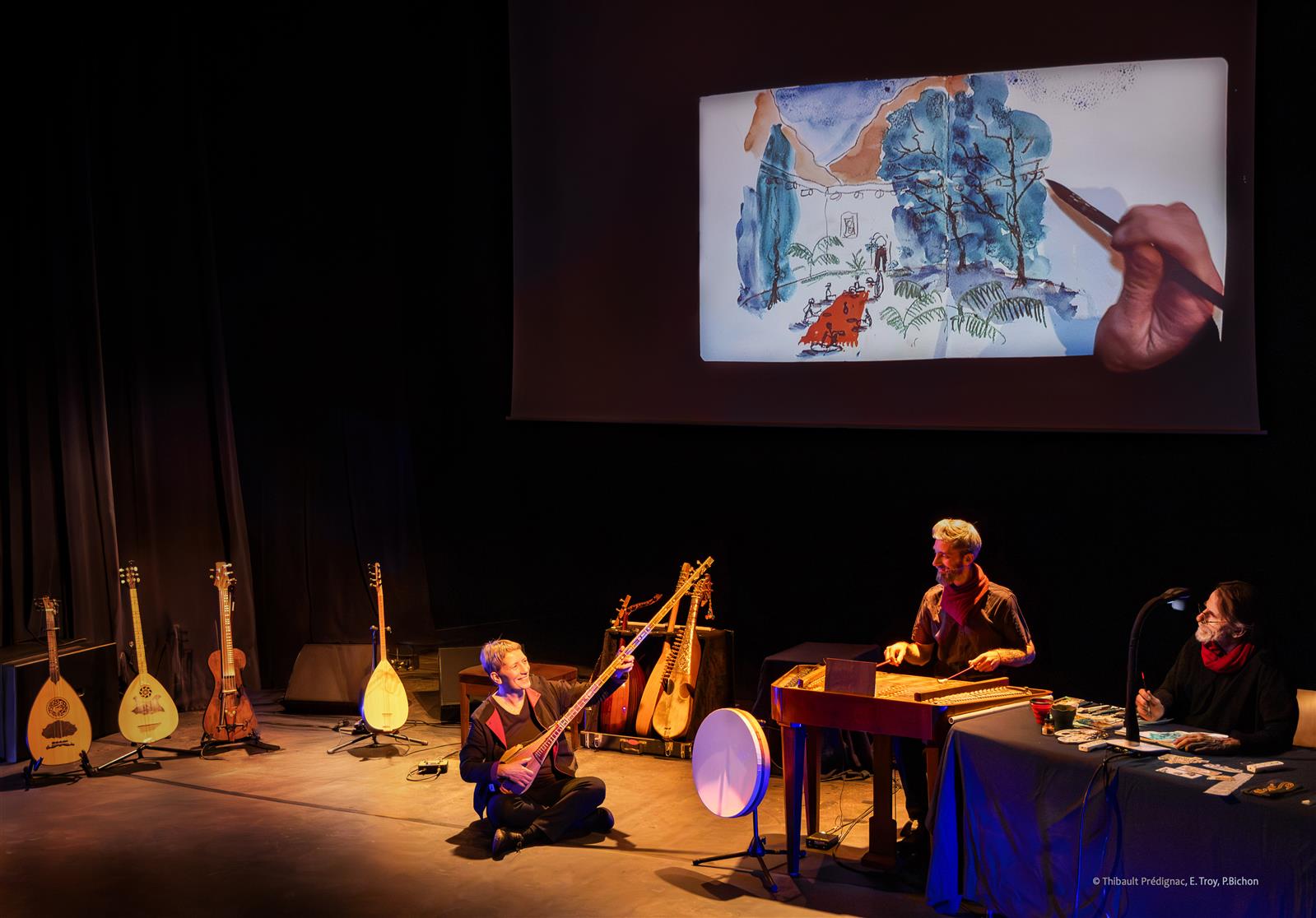 Concert dessiné "Mehman" Cie Ar'Khan
