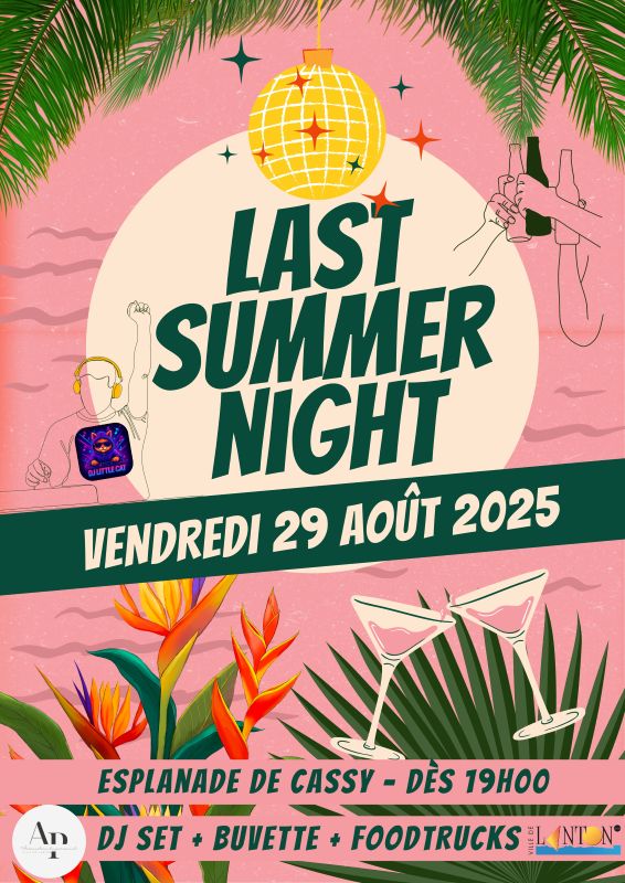 feu d'artifice et soirée DJ "Last summer night"