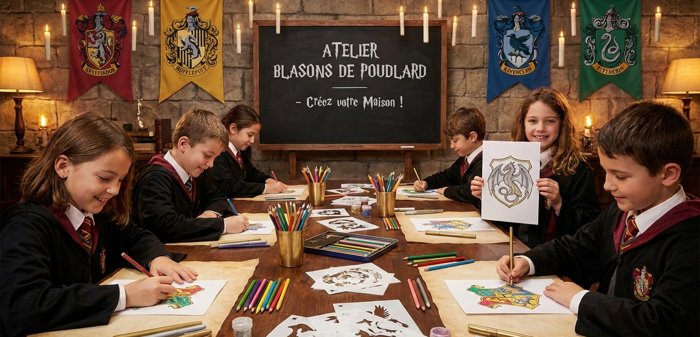 Harry Potter - Atelier dessiner ton blason