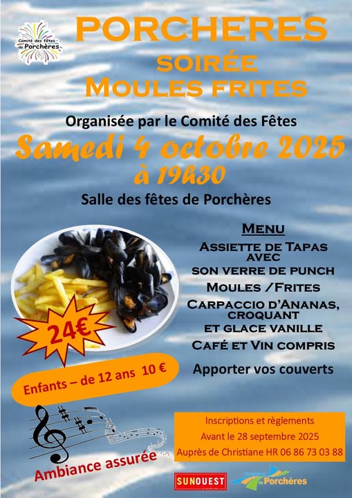 Soirée Moules Frites