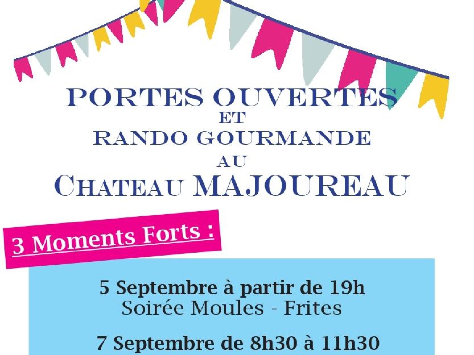 Journées portes ouvertes Château Majoureau