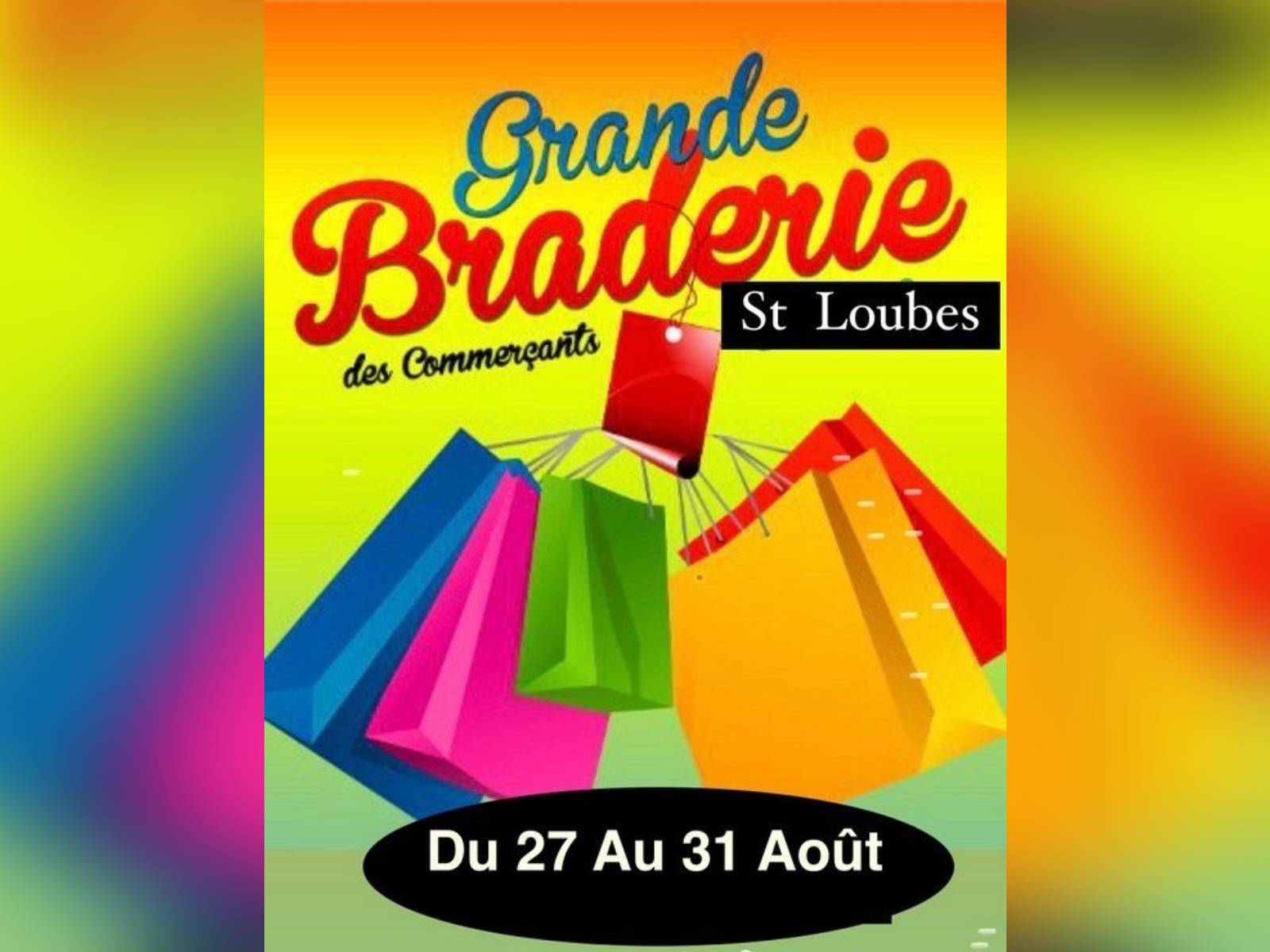 Grande braderie des commerçants