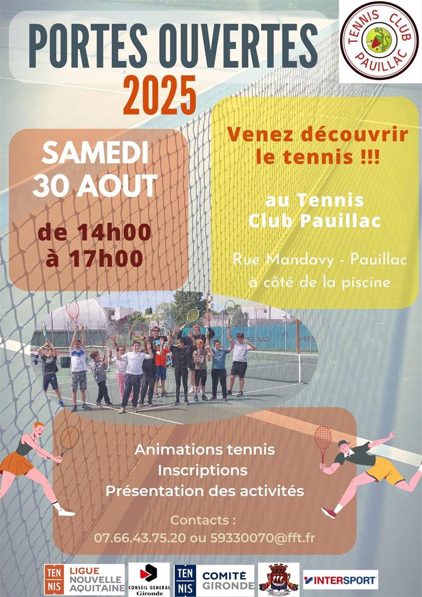 Portes ouvertes du club de tennis
