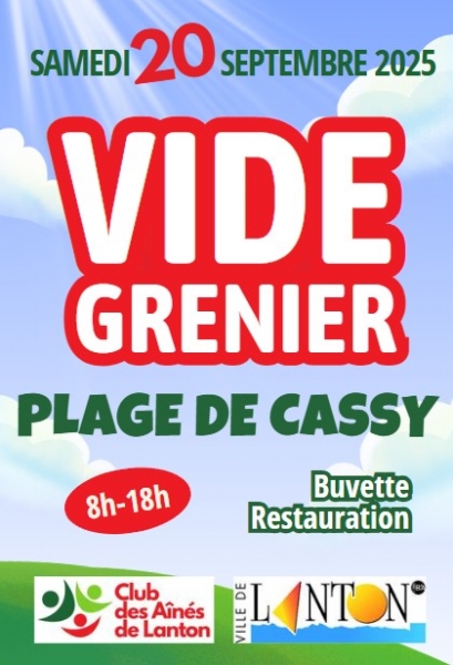 Vide grenier du Club des Aînés de Lanton