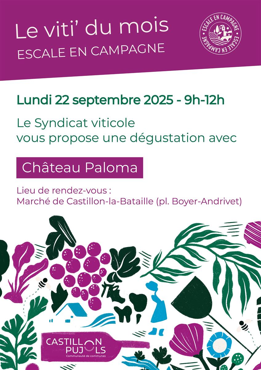 Le viti' du mois : Château Paloma