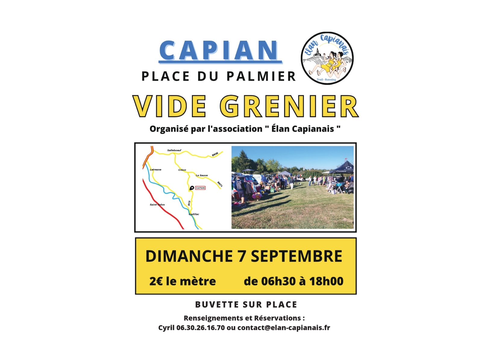 Vide-grenier de l'Élan Capianais