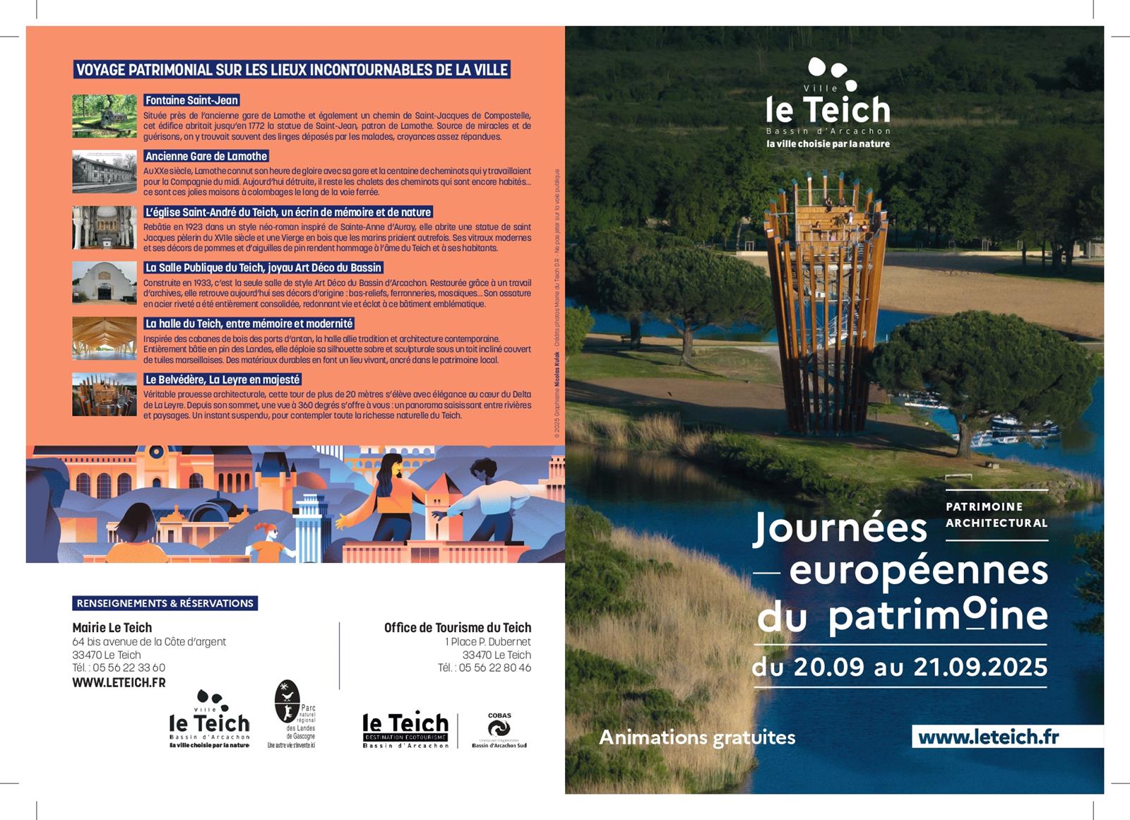 Journées Européennes du patrimoine au Teich (2 ...
