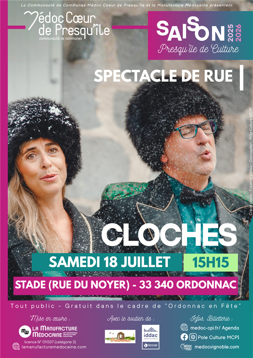 "CLOCHES" Spectacle de rue - Saison Presqu'île ...