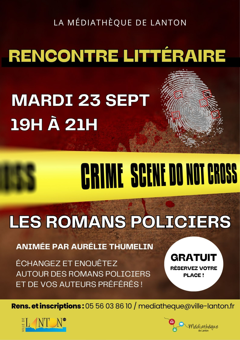 Rencontre littéraire les romans policiers