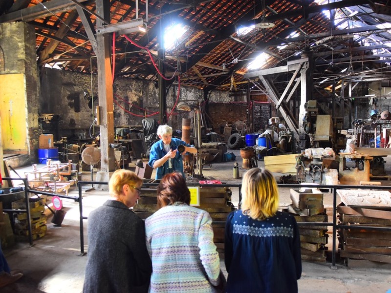 Visite de la fonderie pour les Journées du Pat ...