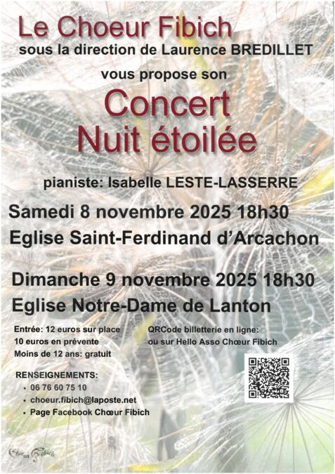 Concert de la Chorale Le Coeur Fibich : Nuit é ...