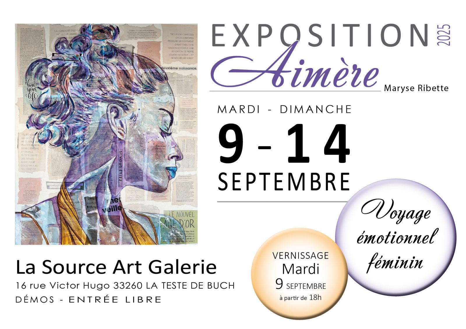 Voyage émotionnel féminin