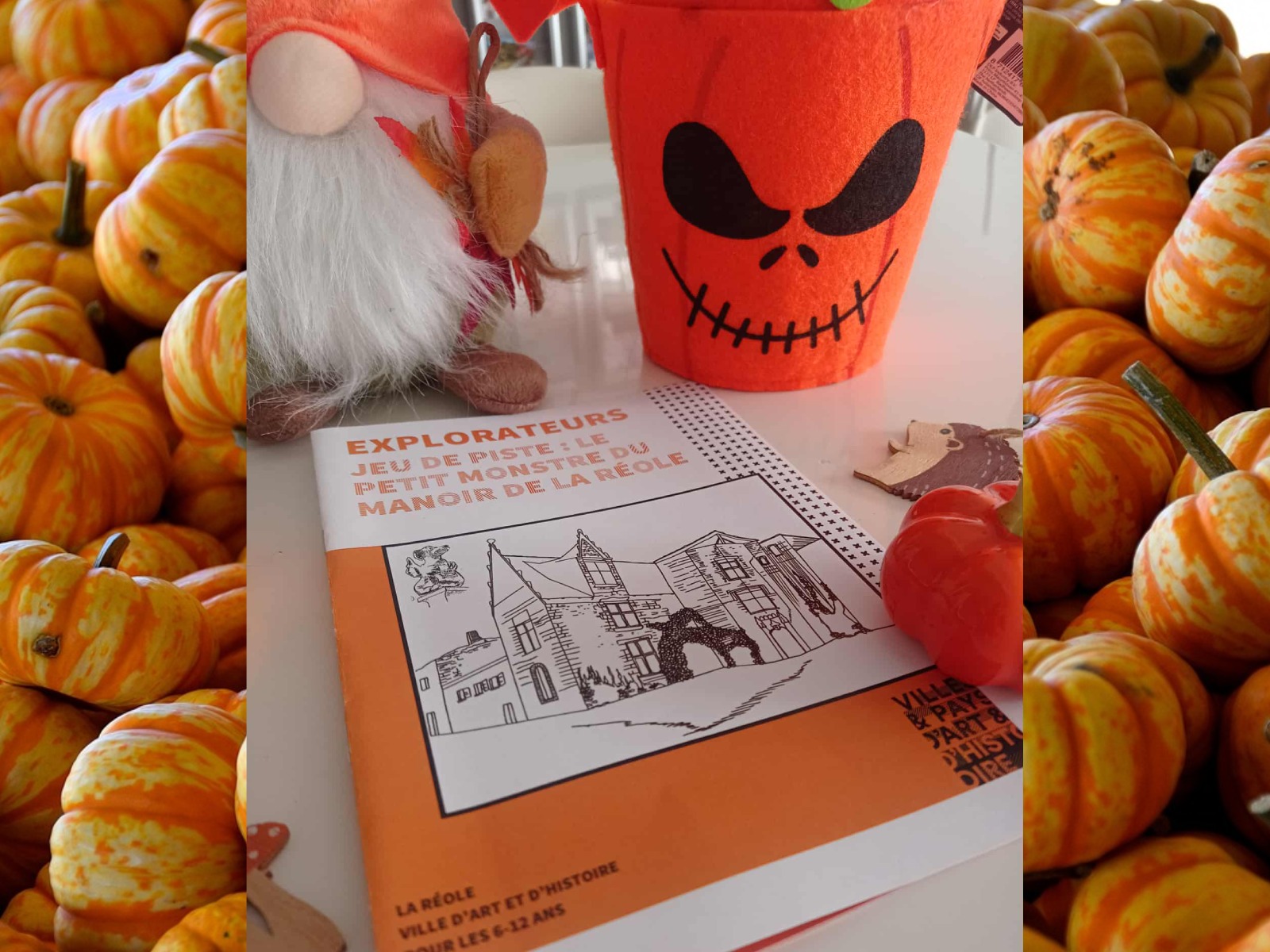 Jeu de piste d'Halloween : Le petit monstre du ...