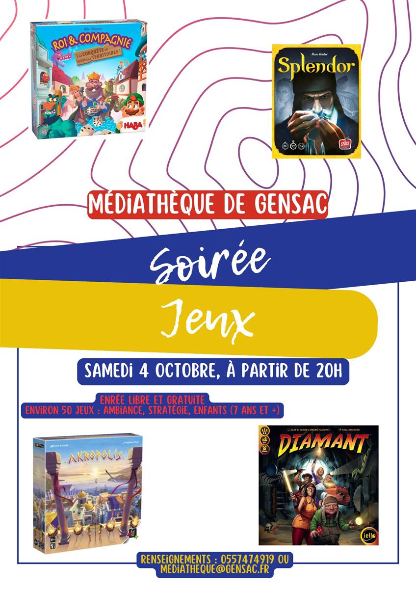 Soirée jeux de société