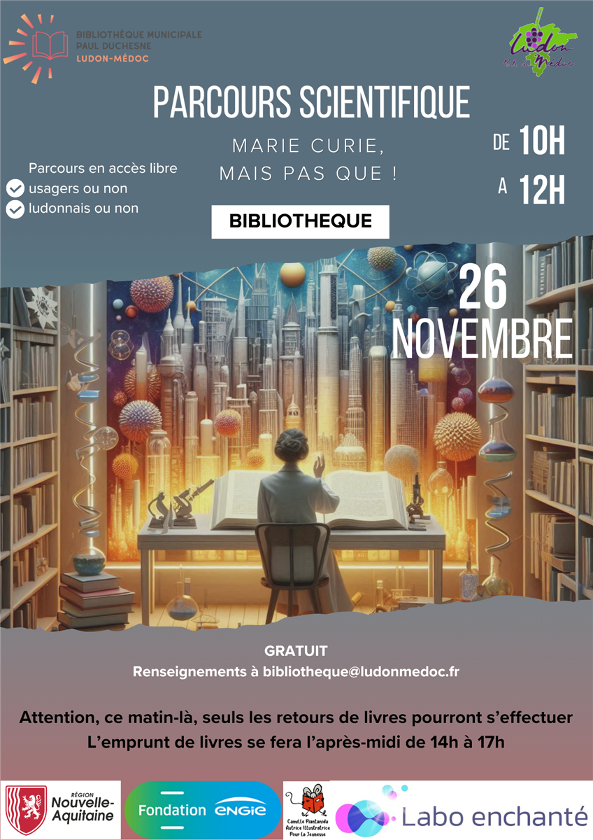 Parcours scientifique "Marie Curie, mais pas que!"